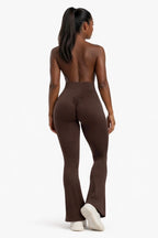 Pink Velocity- legging patte d'éléphant