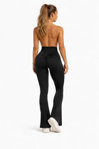 Pink Velocity- legging patte d'éléphant