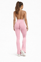 Pink Velocity- legging patte d'éléphant